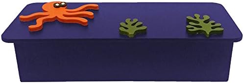 Underwater Theme Storage Box for Kids: Home Use - 13" x 5" x 3.5".