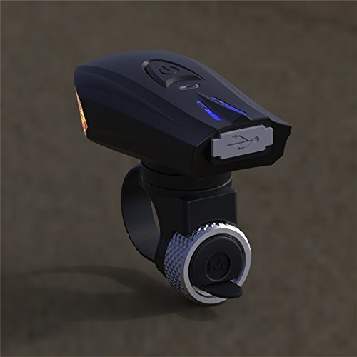 LED Fahrradlampe Fahrradbeleuchtung Wiederaufladbare per USB Aufladbares Intelligenter Lichtsensor aus Aluminiumlegierung 400 Lumen Superhelle, Smarte, Strapazierfähige Fahrradlicht - 3