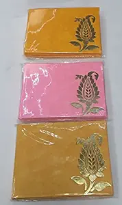 Onlinesalescantt Shagun Gift Envelope Cover Lifafa for Kids Gift Festival assorted colours Half Size Easy to carry in pocket Without fold (Pack of 30 Envelops) 303