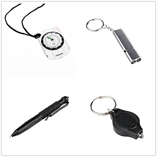 Outdoor Survival Set Bundeswehr Survival Messer Werkzeug Multitool US Army Trekking Camping Überleben Rettung Militär Fallschirmjäger - 4