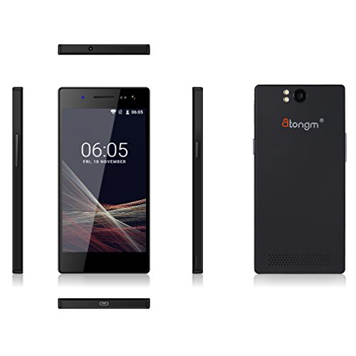 Atongm G501 Smartphone Octa Core MTK6592 5.0 Pollici IPS 1080 * 1920P 13 MP Fotocamera 2GB RAM 16GB ROM NFC - Nero