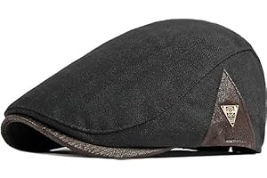 JAOAJ Berretto Piatto Baschi Coppola Uomo,Basco Newsboy Cappellino Regolabile,Cappello Irlandese Cappelli di Edera Flat cap