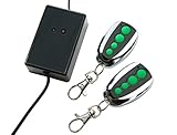 2. El kit receptor externo ERM12 te ayudará a controlar tus otros abridores de coche/puerta existentes. Tu mando a distancia (transmisor) será versátil.