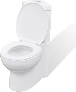 WC-Sitz Mit Integriertem Kindersitz – 2-in-1 Toilettensitz Schwarz, Rund, 43,2 Cm, Platzsparend & Sicher Mit Soft-Close