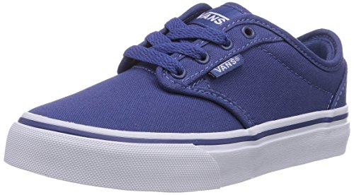 Vans Atwood, Unisex Kids' Low-Top Sneakers, Blue ((Canvas) Stv Navy/White), 4 UK (36.5 EU)