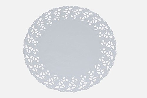 Tortenspitzen rund 12 cm 250 Stück weiß