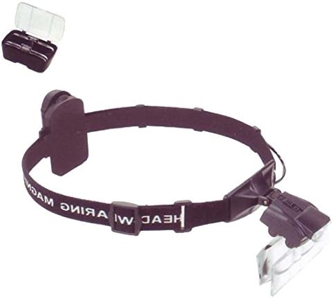 HAWK OPTICALS Lightweight Head Worn Magnifier With 2 LED Lights, 11 Lenses, And Adjustable Headband: MG-15155