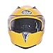 Produktbild Motorradhelm Motorcycle Scooter Integralhelme Sturzhelm Helm Rennen Integralhelm Matt L XL XXL (L, Gelb)