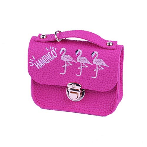 Preisvergleich Produktbild Winice Tragbare Geldmünze Kartenhandtasche, Nizza Kleine Tragetasche Fall Geldbörse für Schlüssel Ohrhörer Ladegerät Power Bank - Rose Red