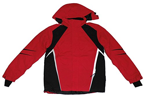 Herren Skijacke Snowboardjacke Schneejacke rot-scwarz (52) Herren Skijacke Snowboardjacke Schneejacke rot-scwarz (52)