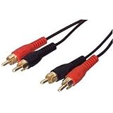 2 x RCA/Phono Plugs to 2 X RCA/Phono Plugs 1.2 Mtr (discontinued by manufacturer)
