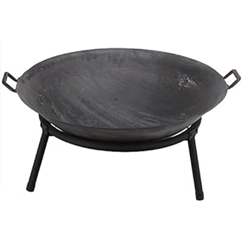 Feuerschale Eisen 60 Cm Anthrazit Feuerstelle Gusseisen Inkl Fe Schwarz