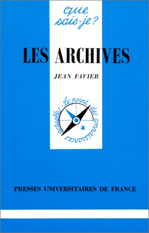 couverture de : Les archives