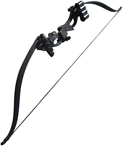 Kids Archery Set | Black Junior Recurve Bow and Arrow Set 20lb Outdoor Garden Kit