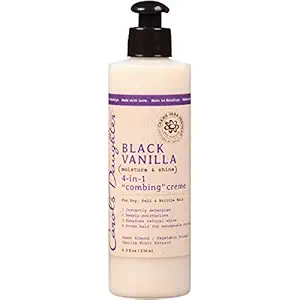 Carols Daughter Black Vanilla Moisture & Shine 4-In-1 Combing Creme, 8 Ounce