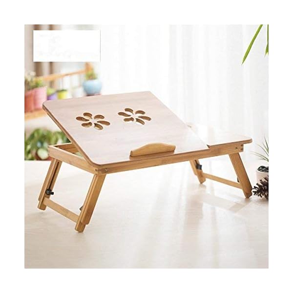 [Portable Computer Table] Laptop Stand Foldable Portable Adjustable Notebook Table folding Computer Desk Bed Tray Laptop Desk Stand for Books, Documents Breakfast in Bed with Drawer