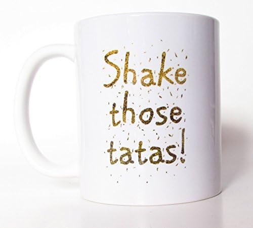 Shake those tatas. Rude booby mug