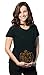 Women's No I Did Not Steal A Pumpkin Maternity T Shirt Funny Pregnancy Tee L