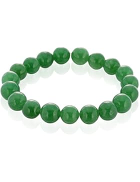 Llords Schmuck tibetische Gebetsperlen buddhistisches Armband, heilende Kristalle, grüner Aventurin