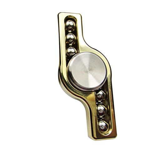 Haodasi Finger Gyro New Toys Puzzle HandSpinner ADHD Focus To Relieves Anxiety and Boredom(Colour: brass )