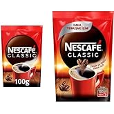 Nescaf&eacute; Classic &Ccedil;&ouml;z&uuml;nebilir Kahve Ekopaket, 100 g ve Nescaf&eacute; Classic &Ccedil;&ouml;z&uuml;nebilir Kahve Ekopaket, 200 g