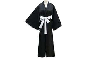 Jilijia Anime Kurosaki Ichigo/Kuchiki Rukia Cosplay Kostium Japoński Samuraj Kimono Stroje Halloween Kostium karnawałowy Cosplay