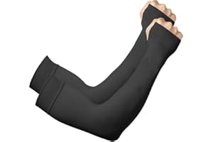 Fuelbyte UV Protection Hand Gloves for Sun Protection - Arm Sleeves for Men & Women, Perfect for Bike Riding, Summer, and Outdoor Sports - Full Hand Gloves, Sun Gloves, Cooling Sleeves