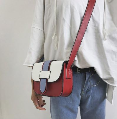 Diagonal cross-bag new autumn handbag diagonal fashion wild tide shoulder bag, red