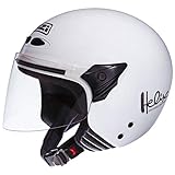 ECE/UN R22.05 NZI 050137G001 Helix II Jr Casco de Moto, Color Blanco, Talla 52-53 (L)
