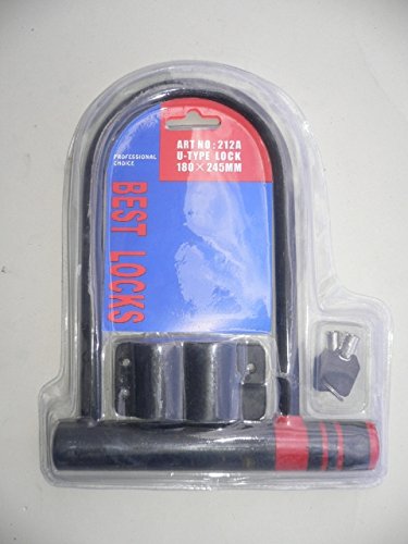 Fahrrad Bügelschloss U-Form Fahrradschloß Motorradschloß 180 x245mm