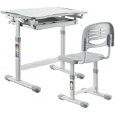 &Ccedil;ocuk Mobilyaları Digitus Ayarlanabilir Ergonomik &Ccedil;o&ccedil;uk Aktivite Masası (3-10 Yaş Gri Renk)