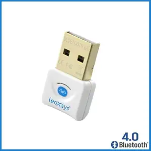 Leoxsys LB4 Bluetooth 4.0 Data Transfer USB Adapter Dongle (White)