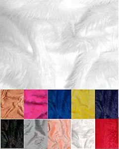 The Prop store Fur Rug for Photography for Baby Background (210x160cm)-White