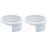 2 Li Yuvarlak Gider S&uuml;zgeci ve Koku &Ouml;nleyici Kapak, Banyo, Mutfak, Duş ve Zemin Giderlerinde Kullanıma Uygun, 10 cm &Ccedil;ap, Daya
