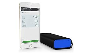 QardioArm Misuratore di Pressione Bluetooth per Apple iOS e Android, Blue Elettrico