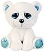 Suki Gifts Lil Peepers Fun Icicle Polar Bear Plush Toy with Blue Sparkle Accents, Small