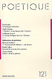 Image de Poétique, numéro 121: littérature et peinture
