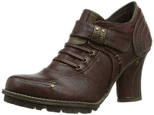 Mustang Hochfrontpumps, Womens Court Shoes, Red (55 Bordeaux), 7.5 UK
