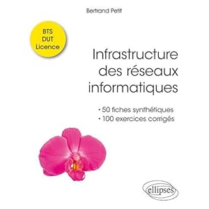 Infrastructure des réseaux informatiques - 50 fiches synthétiques et 100 exercices corrigés - BTS DUT Licence