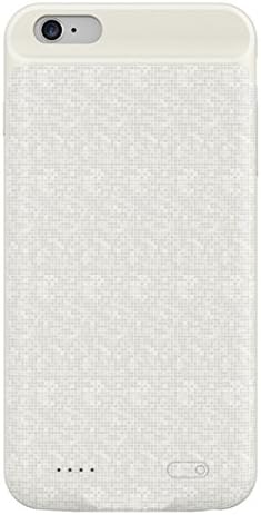 BASEUS PLAID BACKPACK POWER BANK CASE - White - 2500mAh for iP6/6s