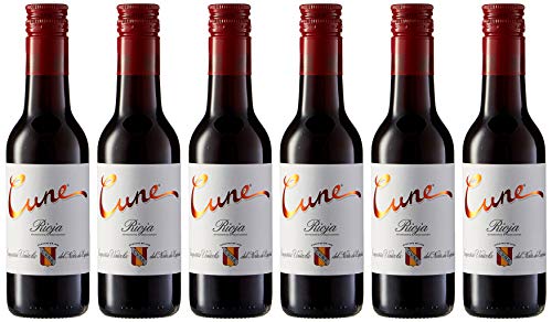 Cune Crianza - Paquete de 6 x 187.50 ml - Total: 1125 ml
