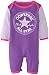 Converse Baby-Girls Romper, Allium Purple, 3-6 Months