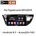 Produktbild Ownice Quad Core 10,1 Zoll Android 8.1 Autoradio Player GPS Navigation für Toyota Corolla 2014 2015 Levin 2013-2018 Unterstützung Bluetooth WiFi Radio Spiegel Link 2G RAM
