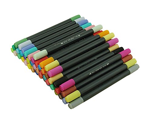 Twin-Bürsten-Marker mit Fineliner Tipp 48 Aquarell basierte Marker, perfekt für den Künstler, Aquarell, Skizzierung, Farbe in der - 7