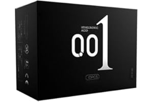 Kylewo Preservativi dalla Sensazione Reale, preservativo Ultra Sottile da 0,01 mm - preservativi Molto delicati per sensazioni Intense -10 Pezzi