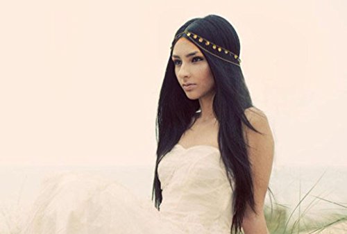 DDLBiz® Fashion Metal Head Kette Schmuckkette Stirnband Kopfstück-Haar-Band - 2