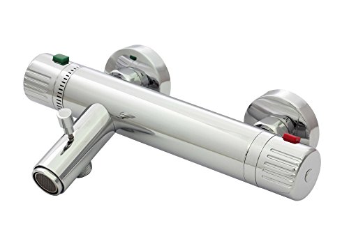 Preisvergleich Produktbild Thermostat-Badewannenarmatur Mita, verchromt Wannenfüll-Thermostat