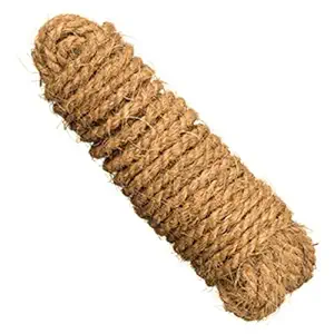 Infant Yogi 4mm Coir Rope for Agriculture/Multi Purpose, 20 Mtr Length,Eco Friendly Natural Coir