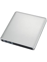 External DVD Drive, [Best Version]Pictek External CD Drive USB 3.0 DVD Drive Portable CD/DVD-RW Writer Burner Ultra Slim For Apple Mac Computer Laptop