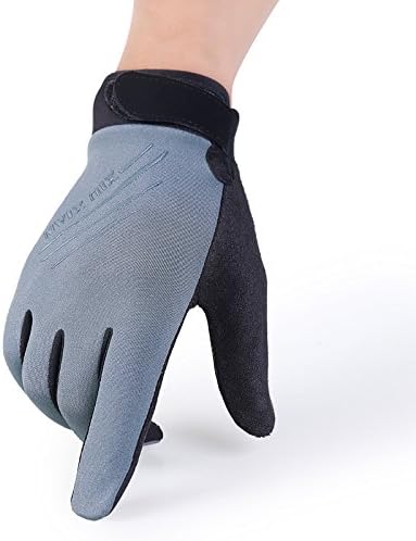 THWS Women's gloves riding outdoors warm fitness touch screen gloves ,a-grayl